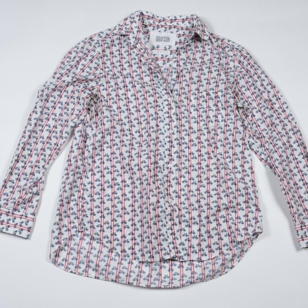 Grayson The Hero Buttondown 100% cotton shirt size 2